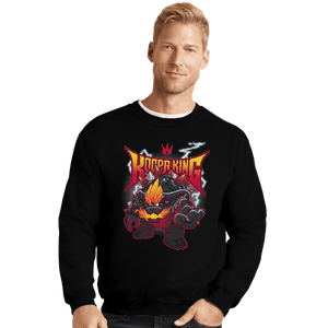 Shirts Crewneck Sweater, Unisex / Small / Black Metalknight