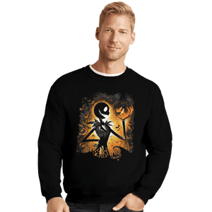 Shirts Crewneck Sweater, Unisex / Small / Black King Of Halloween
