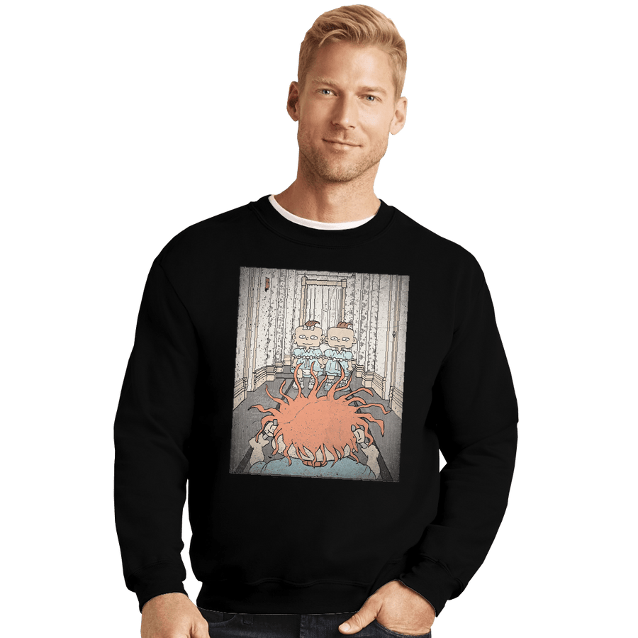 Shirts Crewneck Sweater, Unisex / Small / Black Rugrats Shining