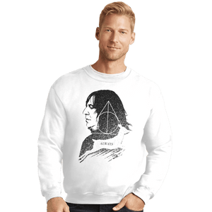 Shirts Crewneck Sweater, Unisex / Small / White Always Patronus