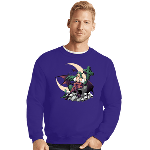 Secret_Shirts Crewneck Sweater, Unisex / Small / Violet The Night Warrior