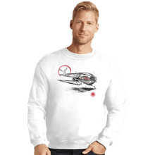 Load image into Gallery viewer, Shirts Crewneck Sweater, Unisex / Small / White Confrontation On Pasaana Desert
