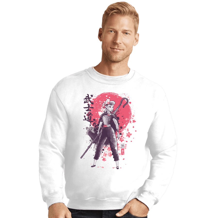 Shirts Crewneck Sweater, Unisex / Small / White Ronin Bo