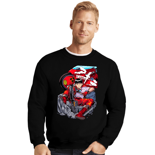 Secret_Shirts Crewneck Sweater, Unisex / Small / Black New World