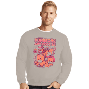 Shirts Crewneck Sweater, Unisex / Small / Sand Dungeons And Doggies