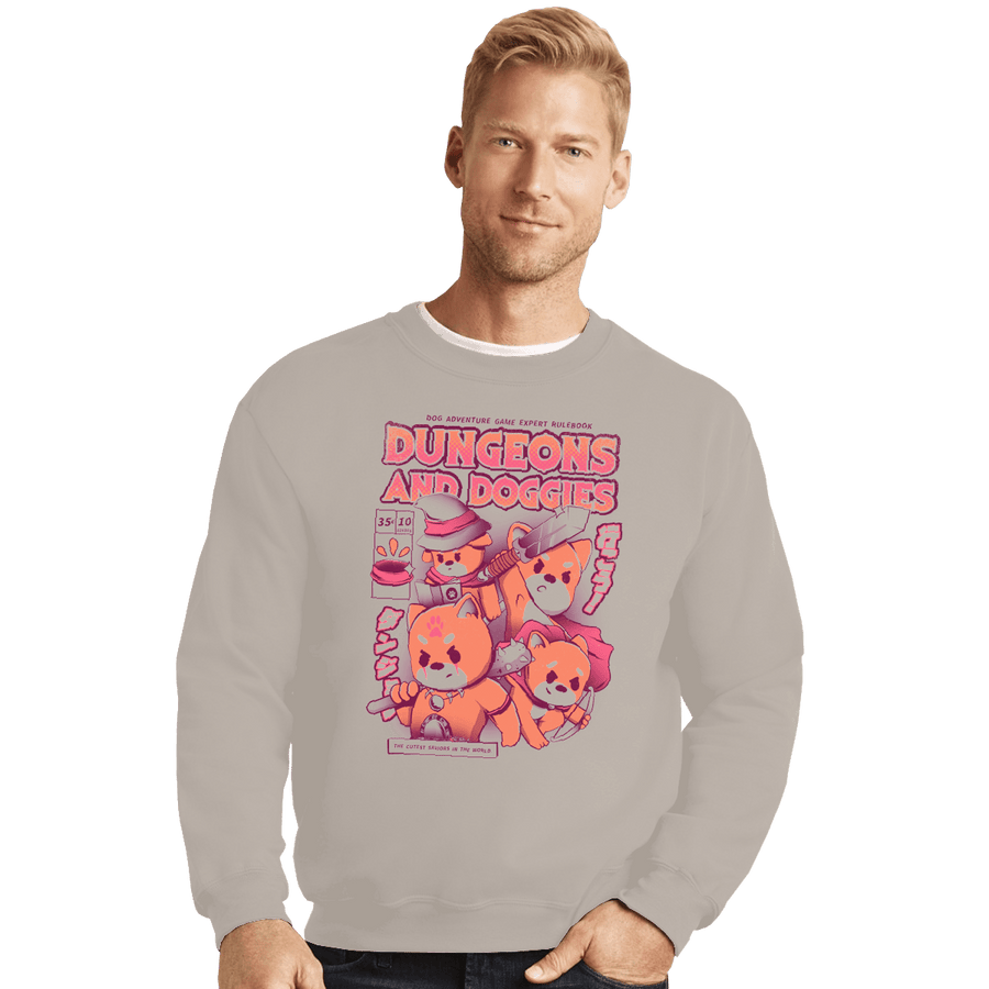 Shirts Crewneck Sweater, Unisex / Small / Sand Dungeons And Doggies