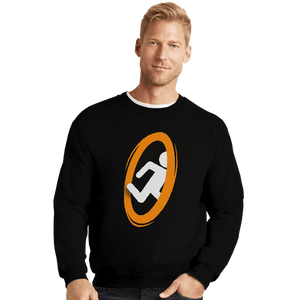 Shirts Crewneck Sweater, Unisex / Small / Black Portal B