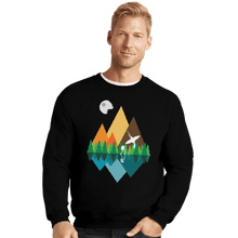 Load image into Gallery viewer, Shirts Crewneck Sweater, Unisex / Small / Black Forest View
