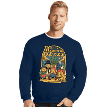 Load image into Gallery viewer, Daily_Deal_Shirts Crewneck Sweater, Unisex / Small / Navy The Wizard Of Sleep
