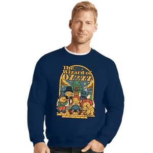 Daily_Deal_Shirts Crewneck Sweater, Unisex / Small / Navy The Wizard Of Sleep