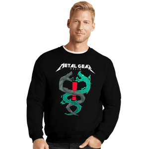Shirts Crewneck Sweater, Unisex / Small / Black The Twin Snakes
