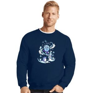 Daily_Deal_Shirts Crewneck Sweater, Unisex / Small / Navy Ice Capades