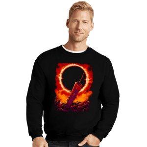 Shirts Crewneck Sweater, Unisex / Small / Black The Struggler