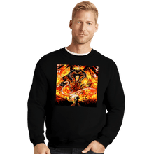Load image into Gallery viewer, Shirts Crewneck Sweater, Unisex / Small / Black Van Gogh Never Passed
