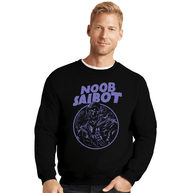 Shirts Crewneck Sweater, Unisex / Small / Black Noob Star