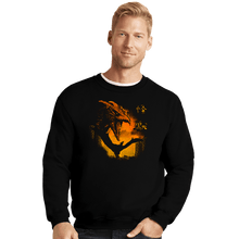 Load image into Gallery viewer, Daily_Deal_Shirts Crewneck Sweater, Unisex / Small / Black Rodan Kaiju
