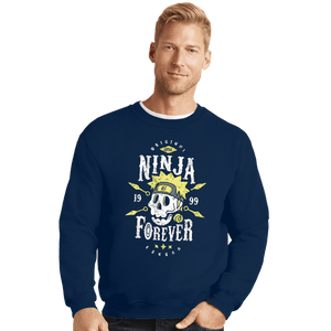 Shirts Crewneck Sweater, Unisex / Small / Navy Ninja Forever