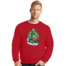 Load image into Gallery viewer, Secret_Shirts Crewneck Sweater, Unisex / Small / Red Bulby Christmas
