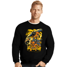 Load image into Gallery viewer, Shirts Crewneck Sweater, Unisex / Small / Black Alien vs. Predator Arcade Heroes
