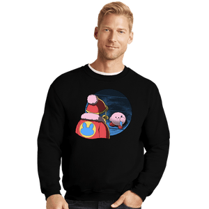 Daily_Deal_Shirts Crewneck Sweater, Unisex / Small / Black Let Me In
