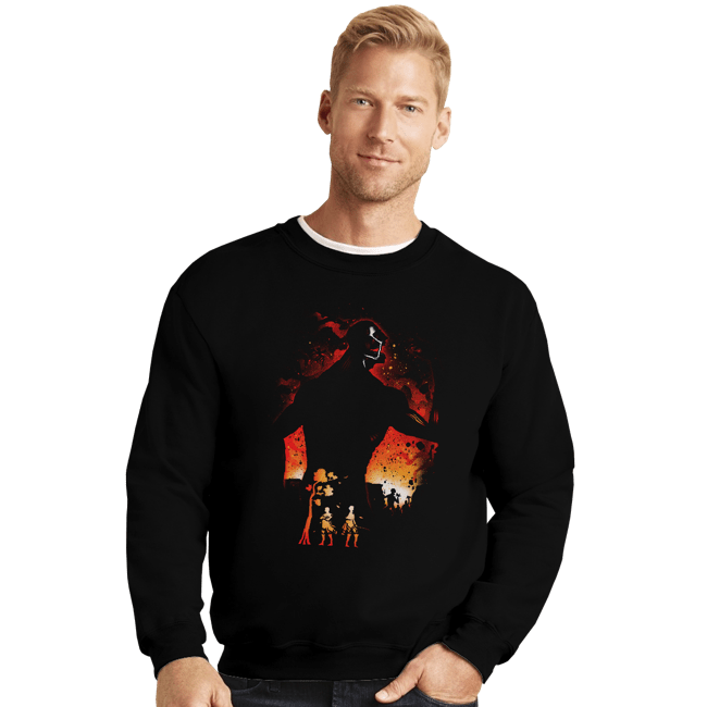 Shirts Crewneck Sweater, Unisex / Small / Black Colossal Titan