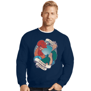 Shirts Crewneck Sweater, Unisex / Small / Navy Golly What A Day