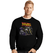 Load image into Gallery viewer, Shirts Crewneck Sweater, Unisex / Small / Black Back To The Trash
