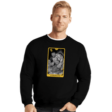 Load image into Gallery viewer, Shirts Crewneck Sweater, Unisex / Small / Black Tarot Strength
