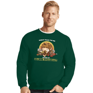 Daily_Deal_Shirts Crewneck Sweater, Unisex / Small / Forest Second Breakfast