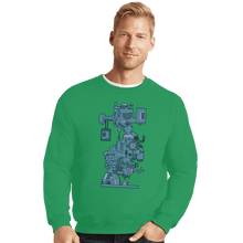 Load image into Gallery viewer, Shirts Crewneck Sweater, Unisex / Small / Irish Green Donatello Coffee
