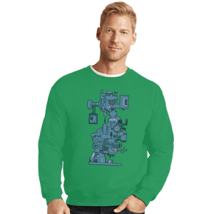 Shirts Crewneck Sweater, Unisex / Small / Irish Green Donatello Coffee