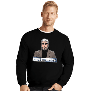Shirts Crewneck Sweater, Unisex / Small / Black Suck It, Trebek!