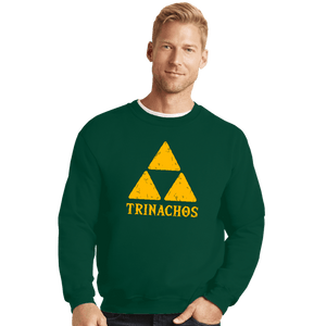 Shirts Crewneck Sweater, Unisex / Small / Forest Trinachos