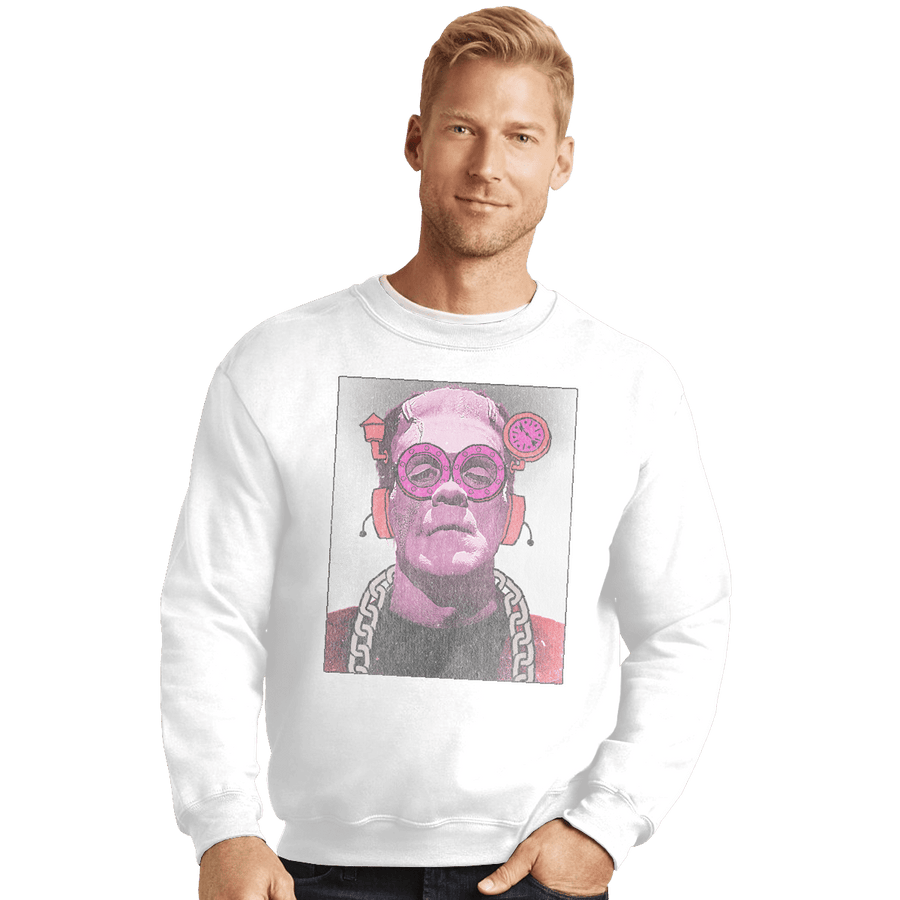 Shirts Crewneck Sweater, Unisex / Small / White Frankenberry
