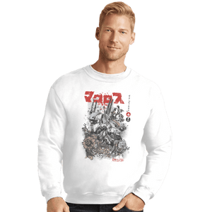 Shirts Crewneck Sweater, Unisex / Small / White Valkyrie Ink