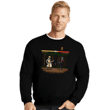 Load image into Gallery viewer, Secret_Shirts Crewneck Sweater, Unisex / Small / Black Python Epic Fight
