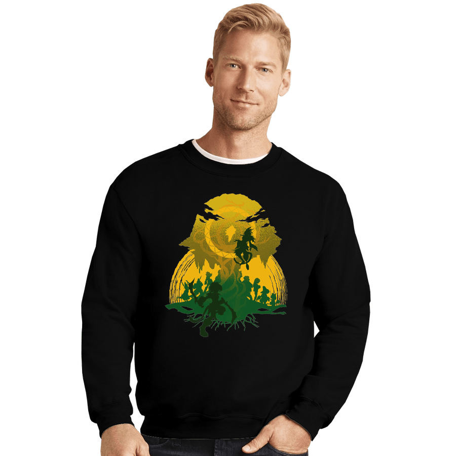 Shirts Crewneck Sweater, Unisex / Small / Black The Battle At The Tree Of Life