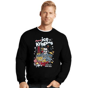 Daily_Deal_Shirts Crewneck Sweater, Unisex / Small / Black Ragnar's Ice Kripsies
