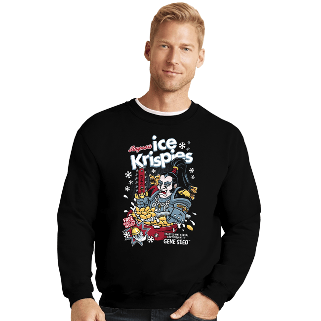 Daily_Deal_Shirts Crewneck Sweater, Unisex / Small / Black Ragnar's Ice Kripsies