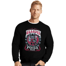 Load image into Gallery viewer, Shirts Crewneck Sweater, Unisex / Small / Black Krampus Winter Ale
