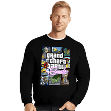 Load image into Gallery viewer, Daily_Deal_Shirts Crewneck Sweater, Unisex / Small / Black Grand Theft Floreda
