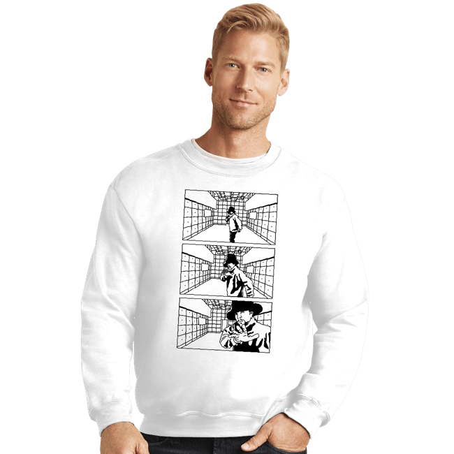 Secret_Shirts Crewneck Sweater, Unisex / Small / White Insanimeme