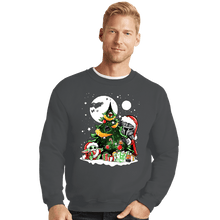 Load image into Gallery viewer, Daily_Deal_Shirts Crewneck Sweater, Unisex / Small / Charcoal The Way of Christmas
