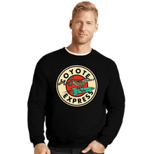 Load image into Gallery viewer, Daily_Deal_Shirts Crewneck Sweater, Unisex / Small / Black Coyote Express
