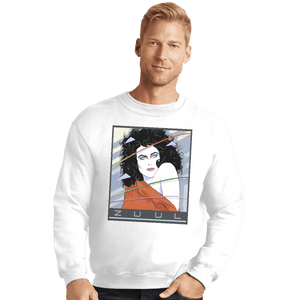 Shirts Crewneck Sweater, Unisex / Small / White Zuul