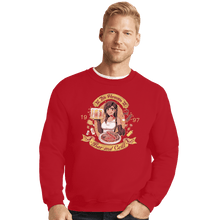 Load image into Gallery viewer, Shirts Crewneck Sweater, Unisex / Small / Red 7th Heaven Bar And Grill
