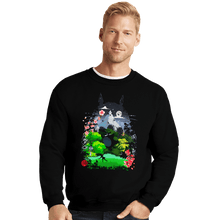 Load image into Gallery viewer, Daily_Deal_Shirts Crewneck Sweater, Unisex / Small / Black Neighbors &amp; Friends
