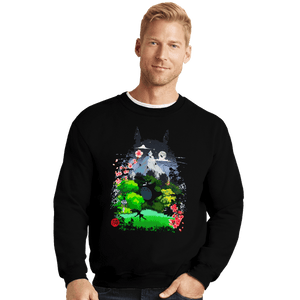 Daily_Deal_Shirts Crewneck Sweater, Unisex / Small / Black Neighbors & Friends