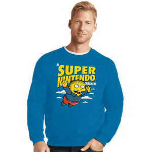 Secret_Shirts Crewneck Sweater, Unisex / Small / Sapphire I'm Learnding