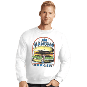 Secret_Shirts Crewneck Sweater, Unisex / Small / White Big Kahuna